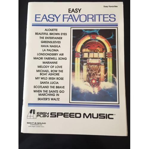 Easy Favorites Easy Play Speed Music
