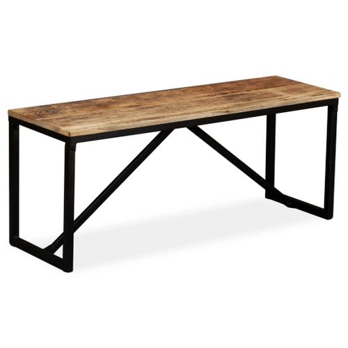 Banc 110 X 35 X 45 Cm Bois De Manguier Massif