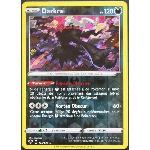 Darkrai Reverse - Ténèbres Embrasées - 105/189