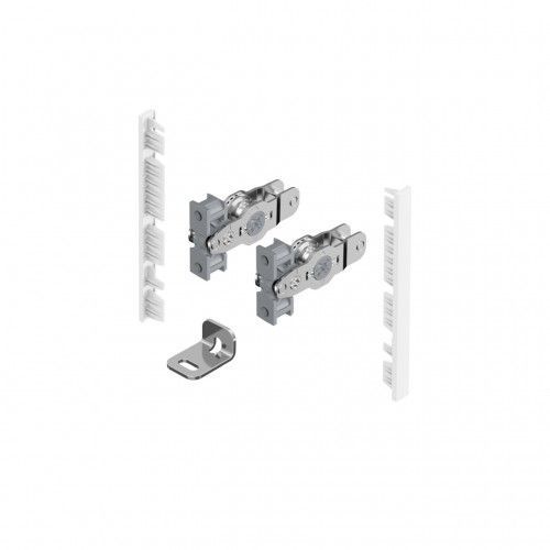Kit raccord façade de tiroir à l'anglaise AvanTech YOU-H101mm-Blanc HETTICH