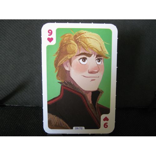 "La Reine Des Neiges" - Carte À Jouer - Neuf De Coeur 39/72