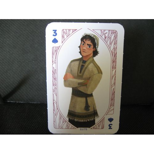 "La Reine Des Neiges" - Carte À Jouer - Trois De Pique 11/72