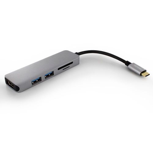Adaptateur USB-C 5 en 1 HDMI, 2 x USB-A, SD et micro SD