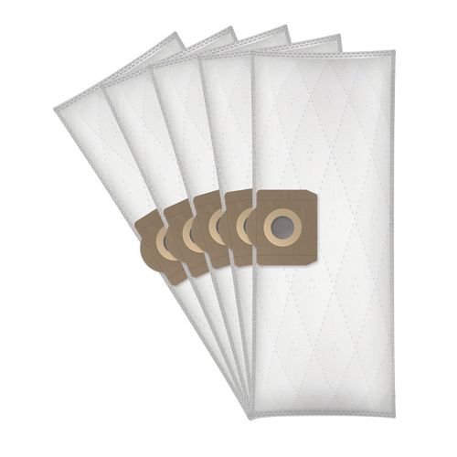 Wessper 5x Sacs D'aspirateur Pour Einhell Inox 1250/1 (5 Pièces, Synthétique)