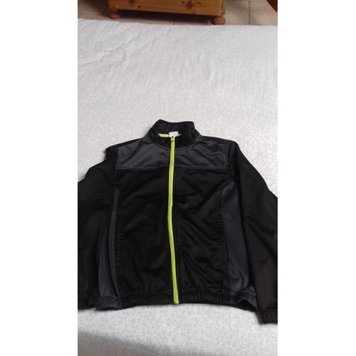 Veste En Polyester Noir Et Gris Its 12 Ans