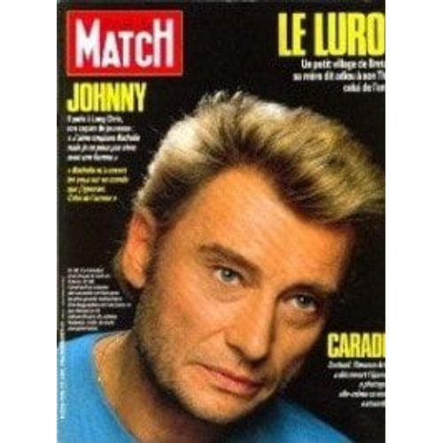 Paris Match Johnny Hallyday