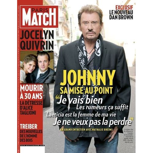 Paris Match Johnny Hallyday