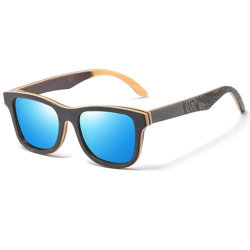 GM lunettes de soleil Skateboard en bois Lunettes de soleil