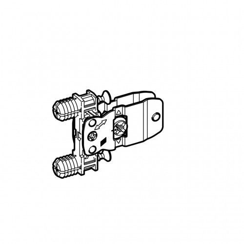 Attache façade pour profil de tiroir AvanTech YOU-à enfoncer-H101mm HETTICH