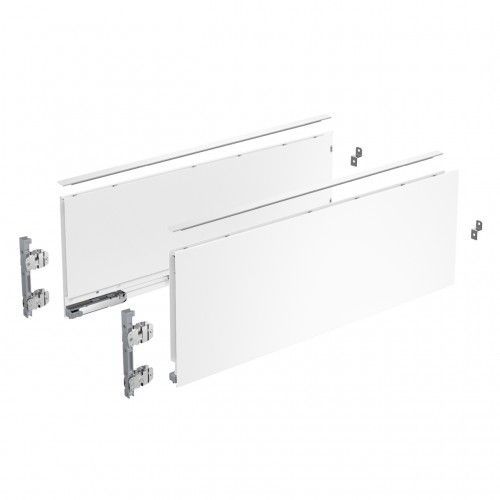 Kit tiroir casserolier AvanTech YOU - hauteur 187 mm - L450 mm - Blanc HETTICH