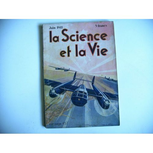 La Science Et La Vie Juin 1941 Guerre Avions Combat Bataille Navale Artillerie