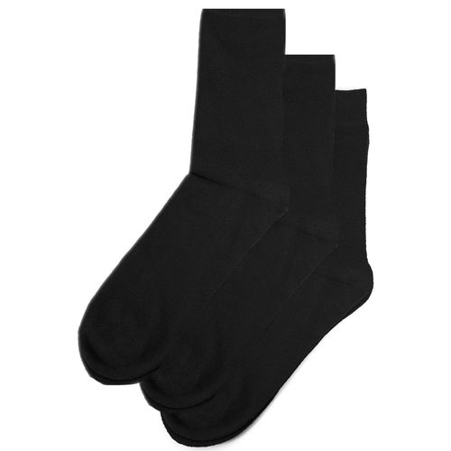 Pack De 3 Chaussettes En Coton Noir Homme