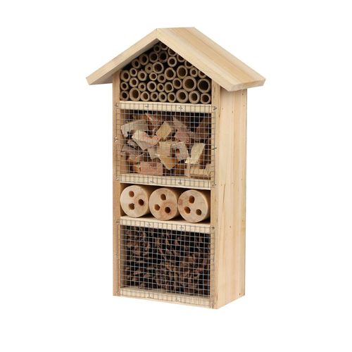 Hôtel À Insectes En Bois Naturel