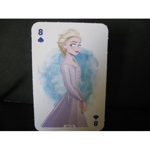 "La Reine Des Neiges" - Carte À Jouer - Huit De Pique 34/72