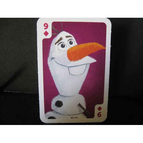 "La Reine Des Neiges" - Carte À Jouer - Neuf De Carreau 40/72