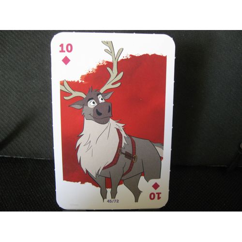 "La Reine Des Neiges" - Carte À Jouer - Dix De Carreau 45/72