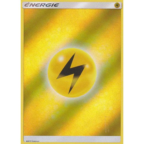 Carte Pokemon - Énergie Électrique - Reverse -2017