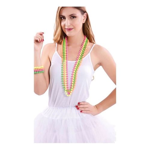 Pack De 4 Colliers Neon (Taille Unique Adulte)
