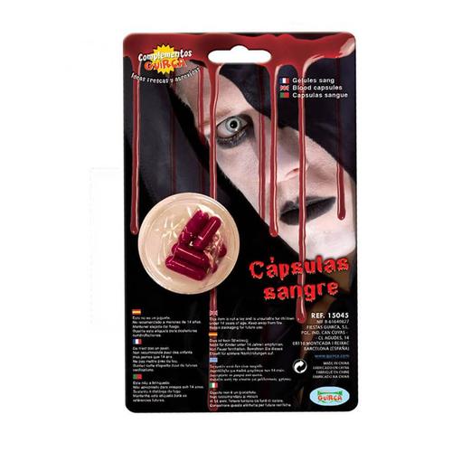 Capsules De Sangs Pour Halloween (Taille Unique)