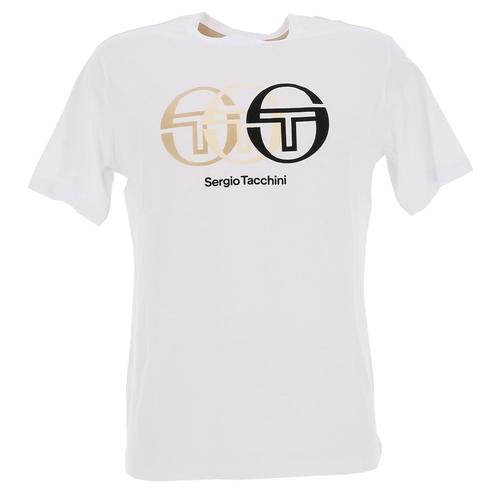 Tee Shirt Manches Courtes Sergio Tacchini Triade Co T-Shirt Blanc