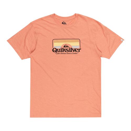 Tee Shirt Manches Courtes Quiksilver Step Inside Ss Corail