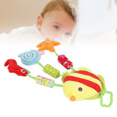 Hochet En Peluche Pour BéBé, Jouet DéCoratif En Forme D'animal, Rotatif à 360 ¡Ã, Mignon Berceau Suspendu, PoupéE Pour Dormir, Jouer En Forme De Petit Poisson