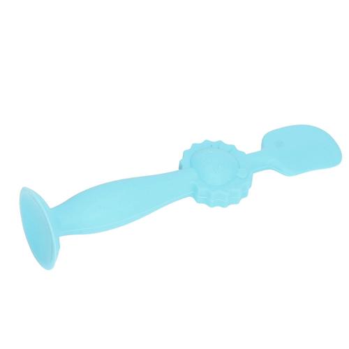 Applicateur De CrèMe Pour Les Fesses De BéBé, En Silicone Souple, Base D'aspiration Respectueuse De La Peau, Spatule De CrèMe Pour Couches Bleue