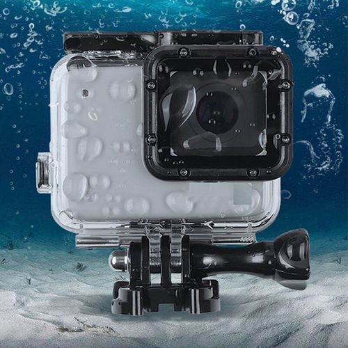 Boîtier étanche sous-marin 45m pour GoPro Hero 7 boîtier de protection de plongée noir pour GoPro Hero 7 accessoires caméra argent/blanc