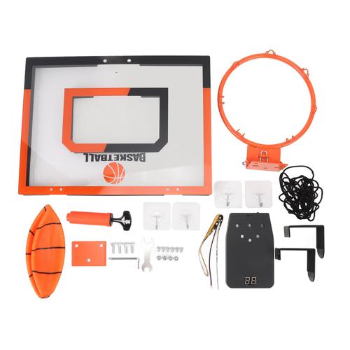 Mini Cerceau De Basket-Ball D'intéRieur Avec Tableau De Bord éLectronique, Panneau Transparent Sans PoinçOn, Jouets De Sport Pour Enfants