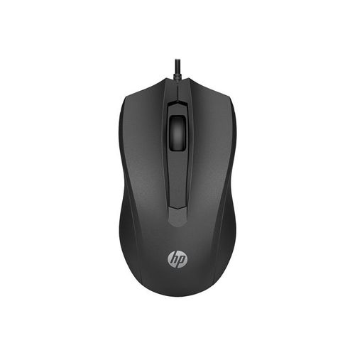 HP 100 - Souris - droitiers et gauchers - optique - 3 boutons - filaire - USB - pour HP 21, 22, 24, 27; Pavilion 24, 27, 32, TP01