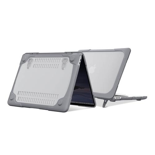 Coque Macbook Pro 13'' 2020 Protection Intégrale Rigide Contour Souple Gris