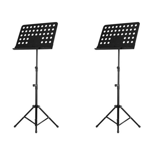 2x Portable Le Pupitre En M¿¿Tal D¿¿Tachable Les Instruments De Musique Pour Piano Violon Guitare Feuille Pi¿¿Ces Accessoires