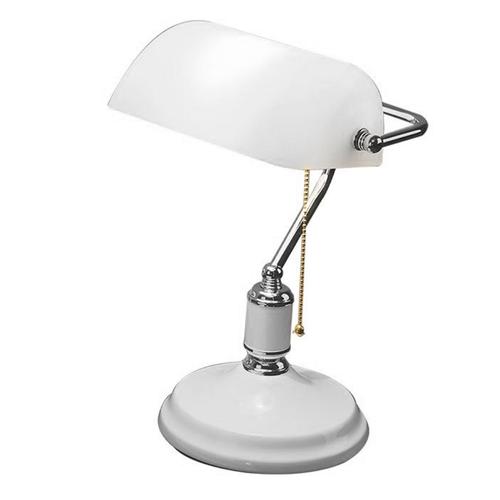 Lampe De Chevet Blanche Créative, Mode Banque, Lampe De Chevet Rétro Pour Enfants Lisant, Prise Ue