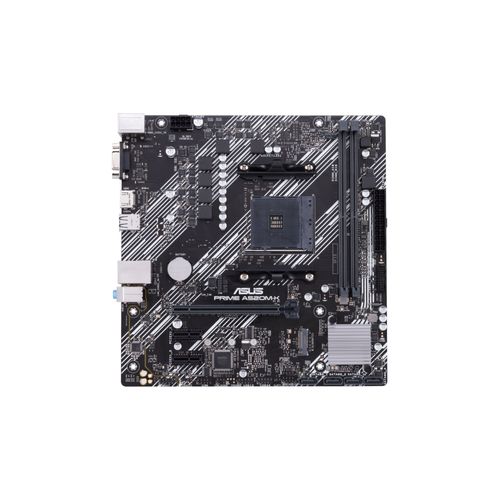 ASUS PRIME A520M-K - Carte-mère - micro ATX - Socket AM4 - AMD A520 Chipset - USB 3.2 Gen 1 - Gigabit LAN - carte graphique embarquée (unité centrale requise) - audio HD (8 canaux)