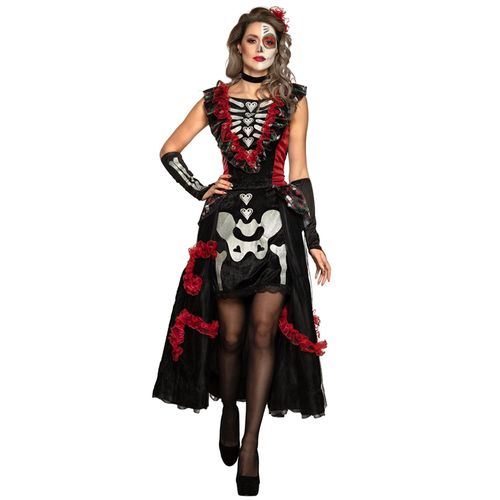 Déguisement Dia De Los Muertos Jupon Femme S (36/38)