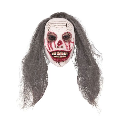 Masque Clown Sanglant Avec Cheveux