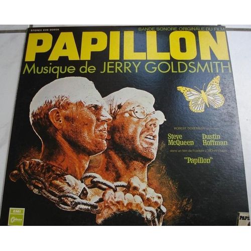 Papillon - Jerry Goldsmith - Steve Mcqueen - Pressage Original Japon - 1974 -