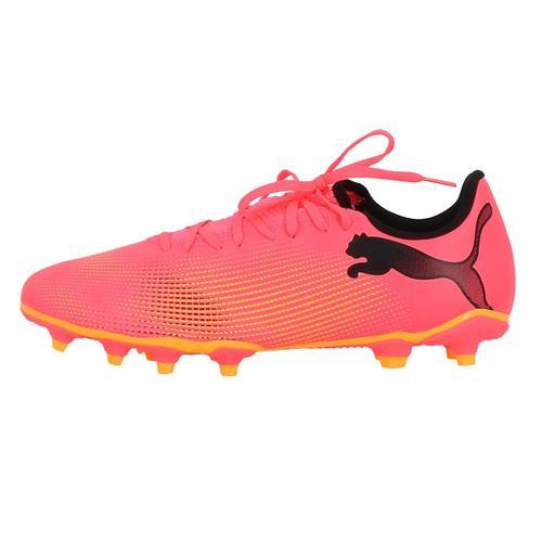 Chaussures Football Lamelles Puma Future 7 Play Fg/Ag Rose Fluorescent