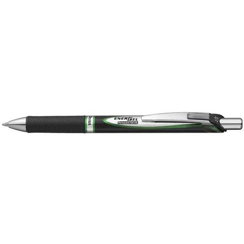 Pentel Stylo Roller Liquid Gel Energel Document, Vert