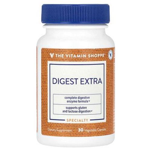 The Vitamin Shoppe Digest Extra, 30 Capsules Végétales 