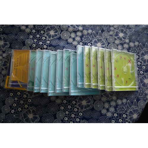 15 boitiers dvd