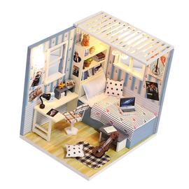 Kit de projet de bricolage artisanal Miniature Maison de poupées en bois 