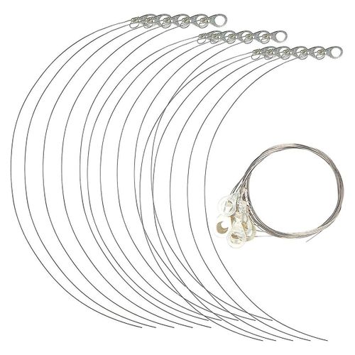 15 PCS Coupe-savon Fils de remplacement, Acier inoxydable Trancheuse Fil Savon Cordes Fromage Trancheuse Cutter Fils