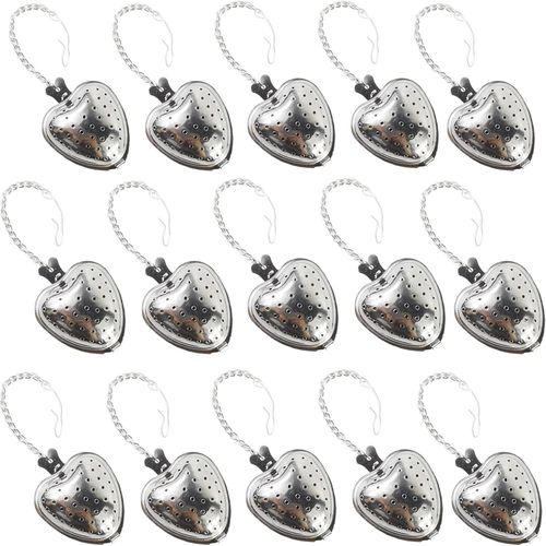 15 Pices De 410 Boules De Th En Acier Inoxydable Filtre  Boisson Au Th Filtre  Boisson Au Th Diffuseur D'espacement De Th (4.5 Cm)
