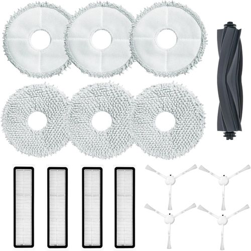 15 Pices Set D'Accessoires Pour Aspirateur, Robot Accessoires Ensemble Complet, Rechange For Aspirateur Pour Dreame L10S Ultra, Dreame S10, S10Pro[SSE7112253]