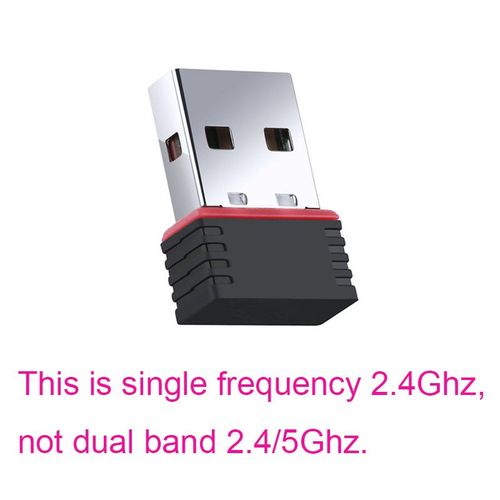 150 m seulement 2,4g - Adaptateur WiFi USB sans fil double bande, 2.4/5.8Ghz, AC600,Mini Dongle Wi Fi, carte rseau pour PC de bureau et portable, Windows, MAC