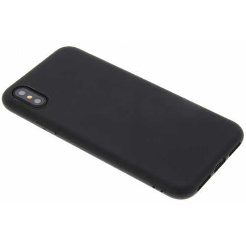 Coque Silicone Pour Iphone X / Xs Couleur Noir Haute Protection Little Boutik®