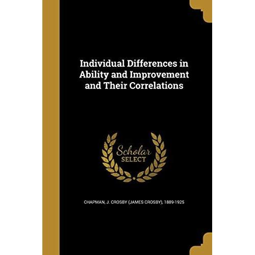 Individual Differences In Abil