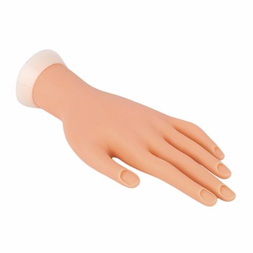 Pro Pratique Nail Art Main Souple Formation Affichage Modèle Mains Souple Silicone Prothétique Salon Personnel Manucure Outils 
