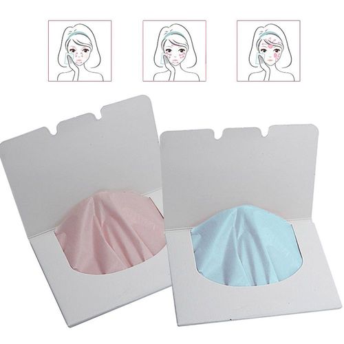 100 Pcs/Paquet Feuilles De Buvard D'huile Démaquillant Facial Contrôle De L'huile Absorber Film Tissu Soins Du Visage Papier Propre 